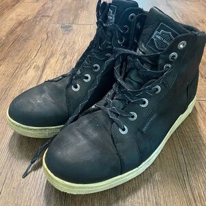 Harley-Davidson Black High-Top Boots water boots  9